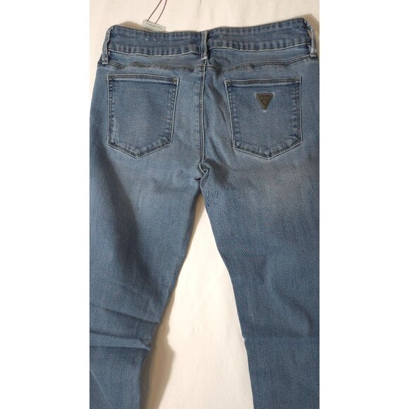 Guess Los Angeles Distressed Skinny Jeans Size 27 Blue Denim Women's - Picture 7 of 7